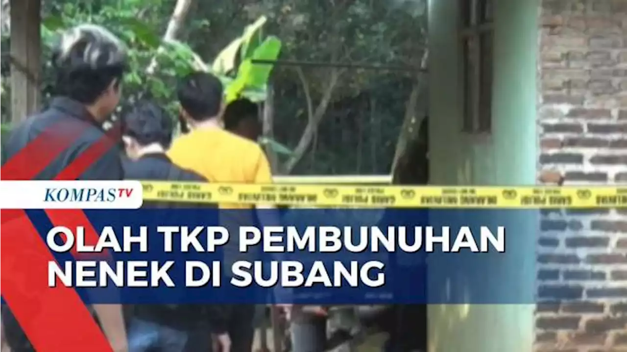 Usut Pembunuhan Nenek di Subang, Polisi Gelar Olah TKP dan Periksa Suami Korban