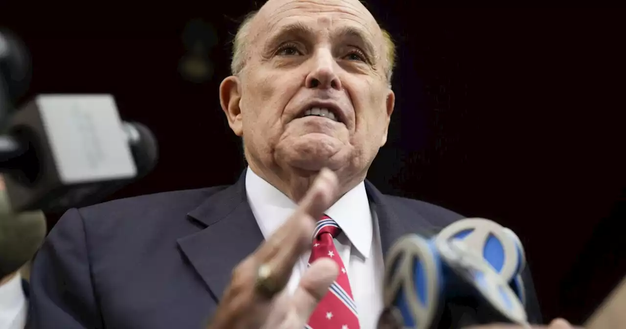 Rudy Giuliani surrenders in Georgia to face election interference charges