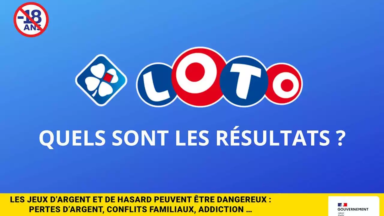 Les résultats du Loto de la FDJ du mercredi 23 août 2023