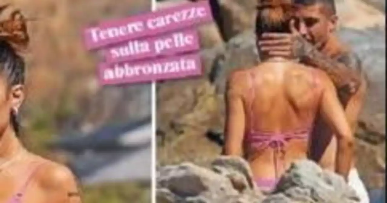 Elodie in bikini, effusioni spinte con Iannone a Pantelleria