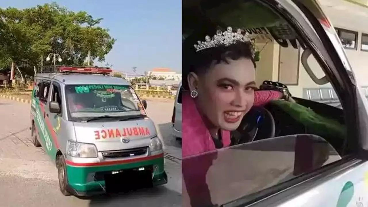 Viral Sopir Ambulans Tancap Gas ke IGD Meski Pakai Kebaya Karnaval, Tuai Pujian