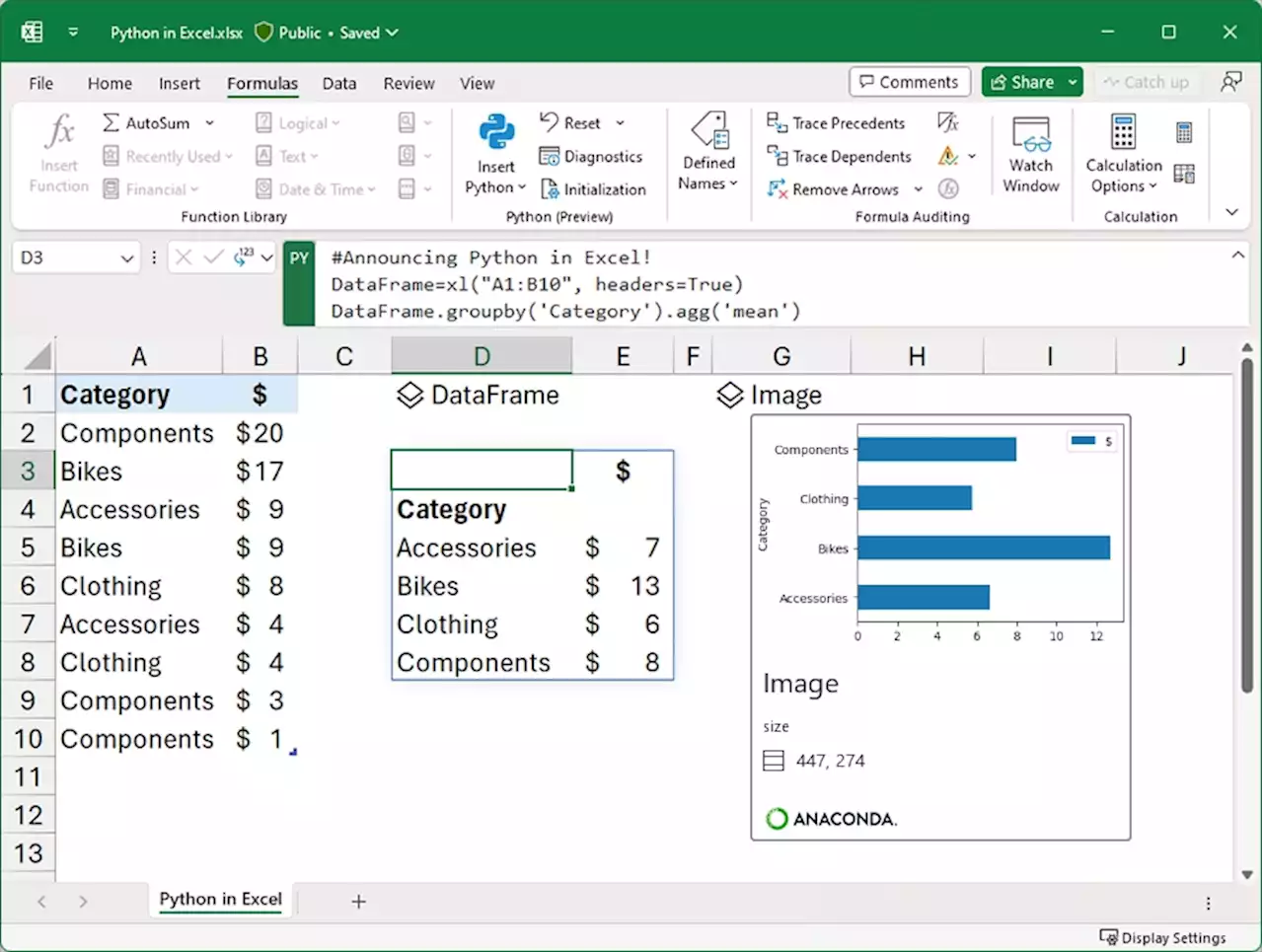 Microsoft Excel To Get Python Integration; Currently In Public Preview