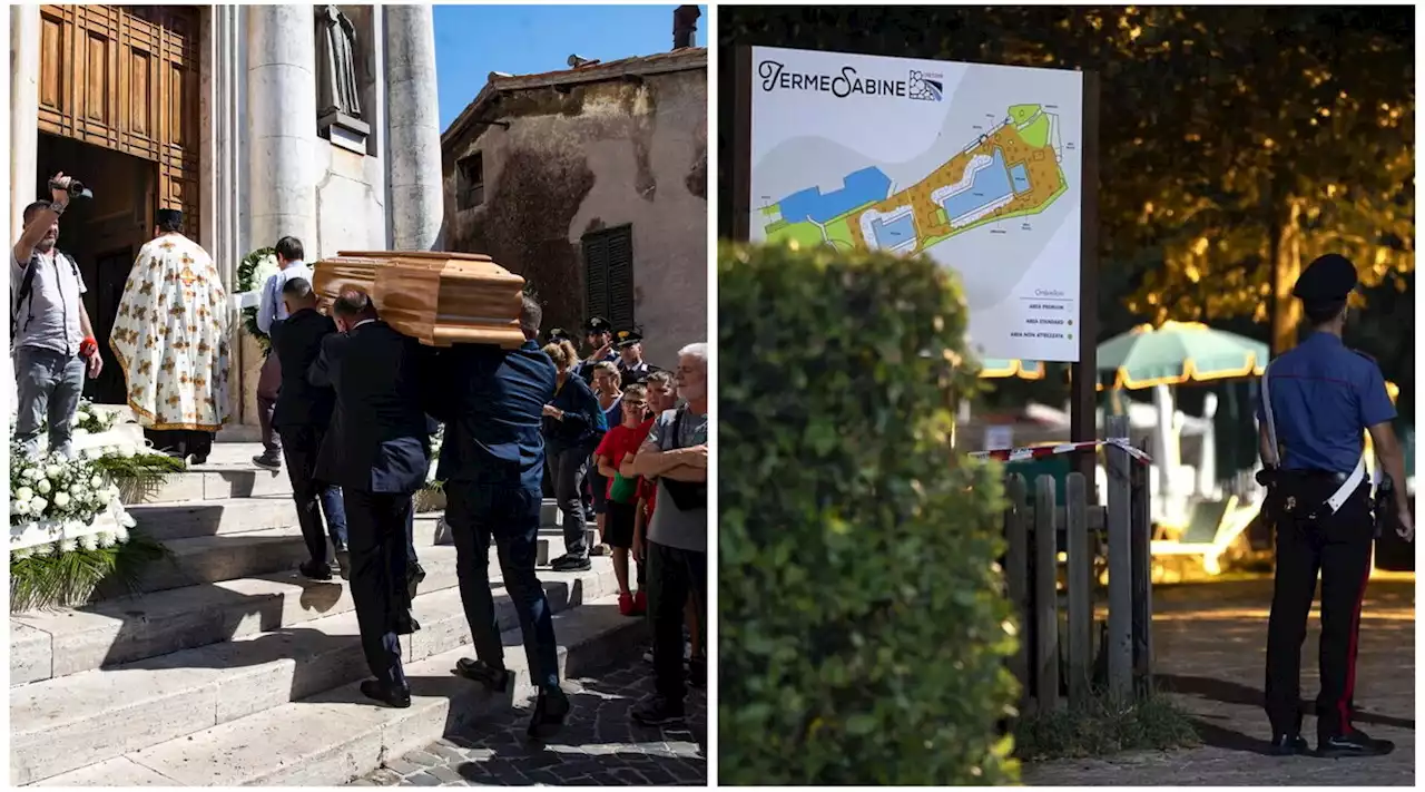 Roma, bimbo morto alle terme di Cretone: celebrati i funerali | Procura dispone consulenza tecnica