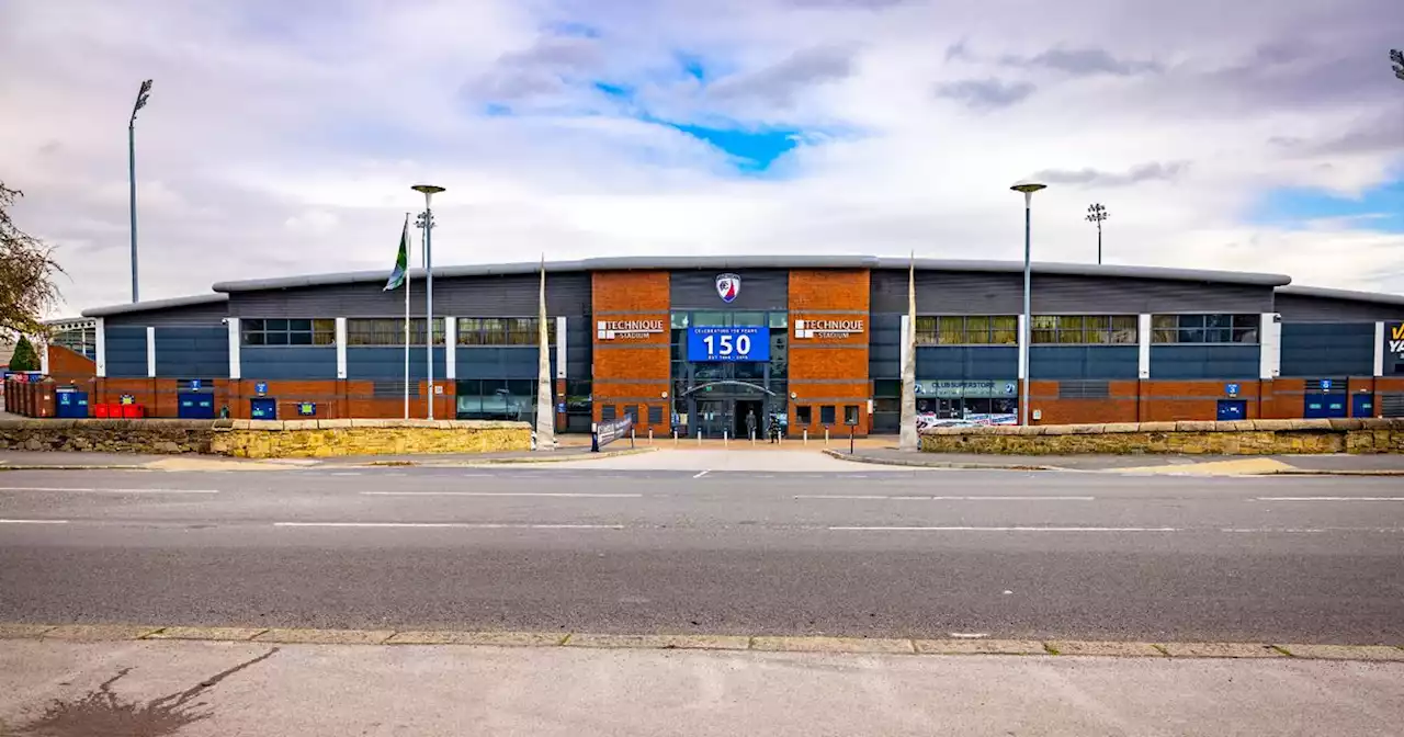 Fights break out and goalkeeper pushed at Oldham Athletic v Chesterfield match