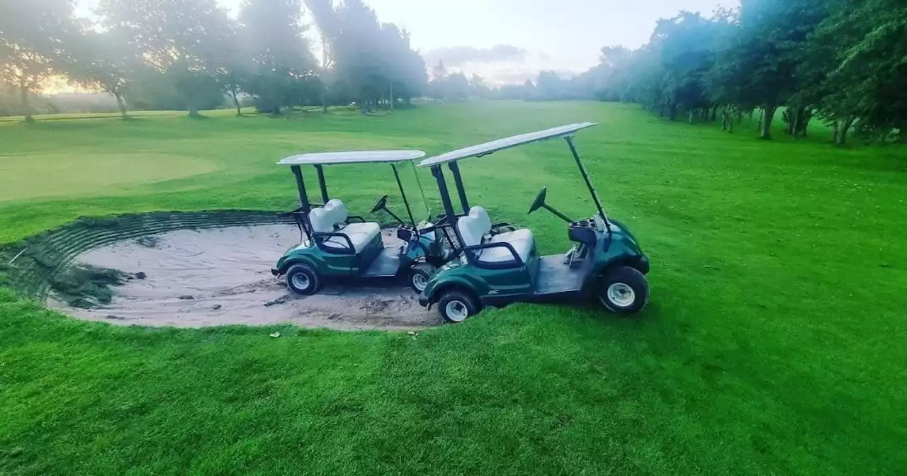 Golf club issues ultimatum to vandals caught on CCTV causing £3,000 of damage