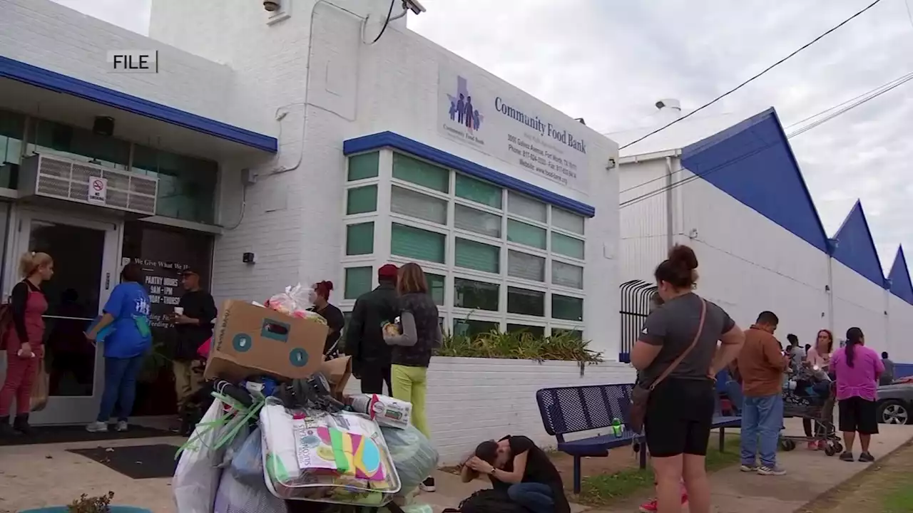 Helpers need help, Community Food Bank volunteers need tents to provide cover for those in line