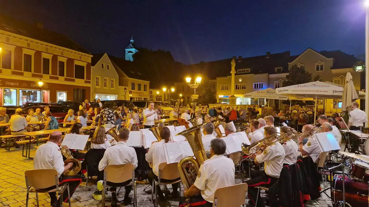 Musikkapelle des Bürgerkorps Eggenburg sorgte für tolle Stimmung