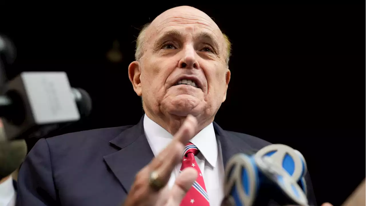 Rudy Giuliani surrenders in Georgia to face election interference charges