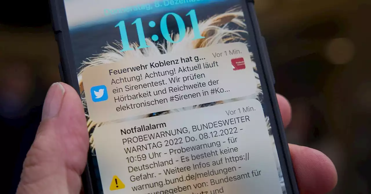 Ein halbes Jahr Cell Broadcast - NRW kommt auf 39 Gefahrenhinweise