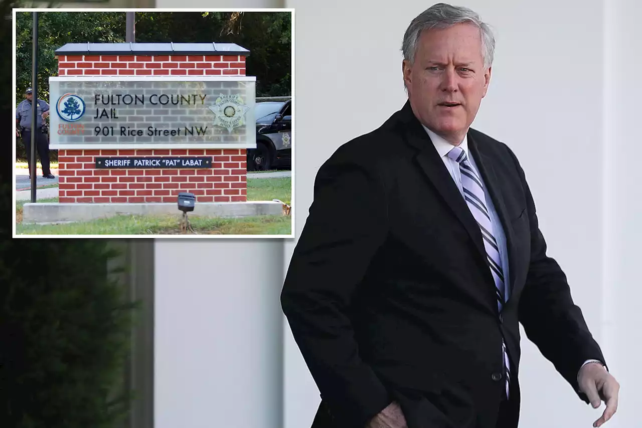 Mark Meadows files motion to duck arrest in Georgia election fraud case ahead of surrender deadline