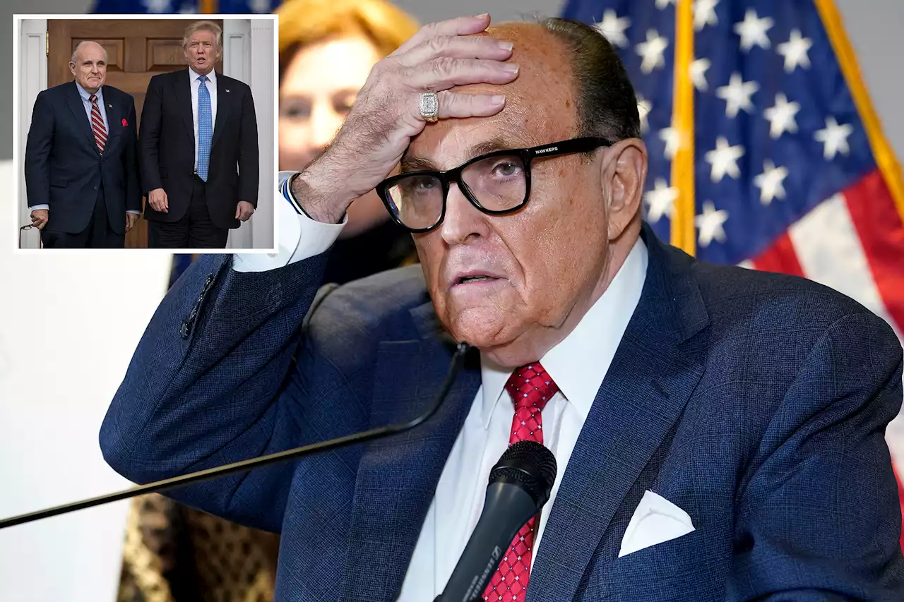 Rudy Giuliani expected to surrender Wednesday in Georgia election case