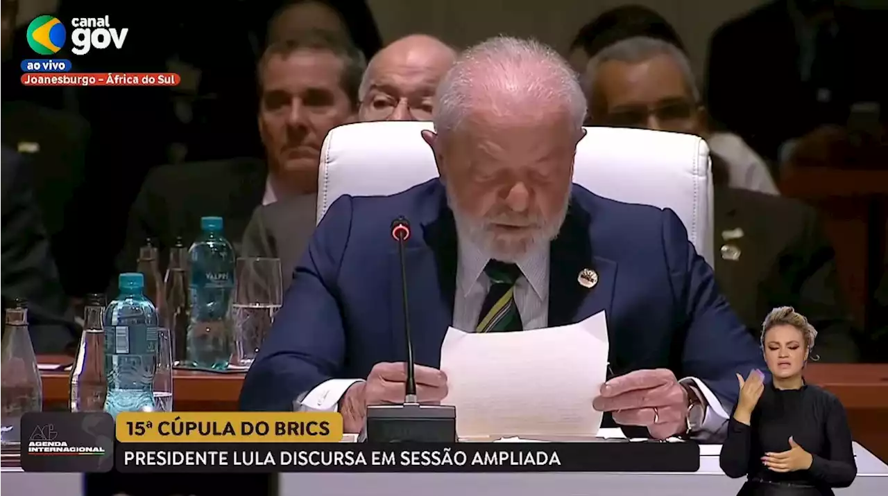 Lula fala em guerra na Ucrânia sem criticar Rússia na Cúpula do Brics