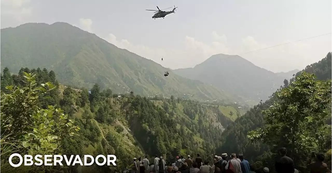 Paquistão. Detido dono do teleférico no qual oito pessoas ficaram presas a 174 metros de altura