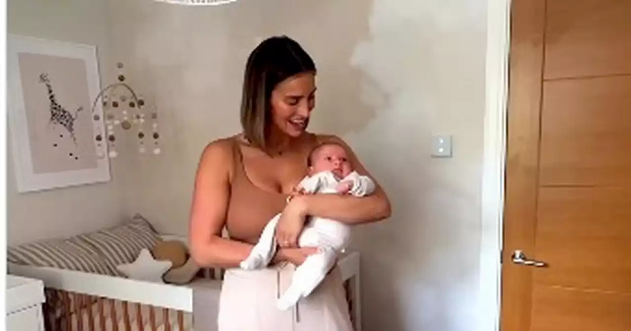 Ferne McCann 'in love' with Finty's nursery after amending wallpaper error