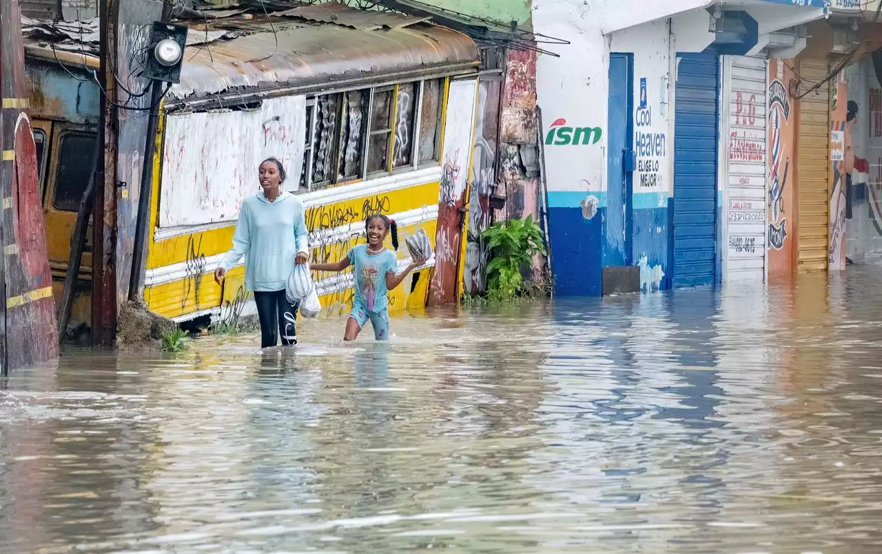 Tropical Storm Franklin makes landfall, dumping heavy rain on Haiti and the Dominican Republic