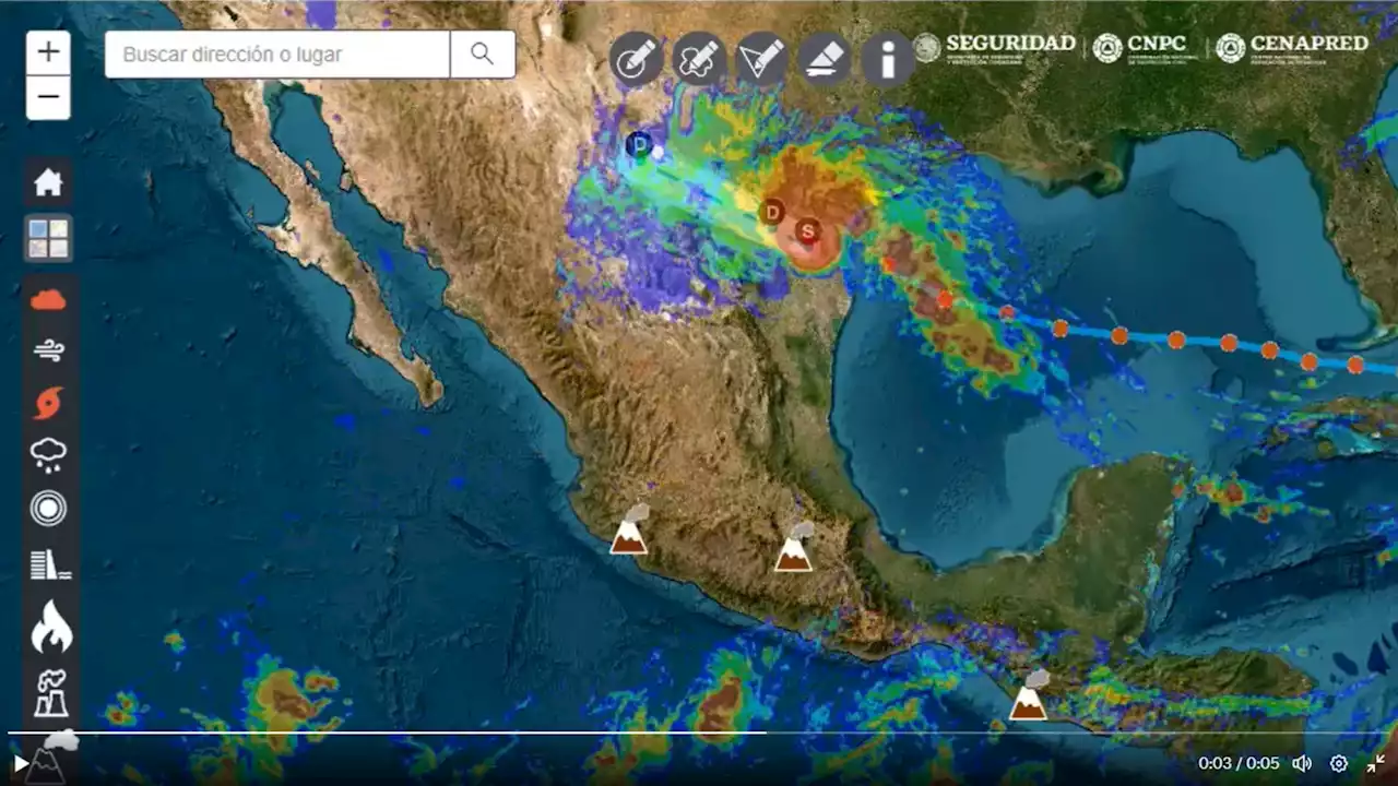 SMN alerta a varios estados de México por Tormenta Tropical 'Harold'