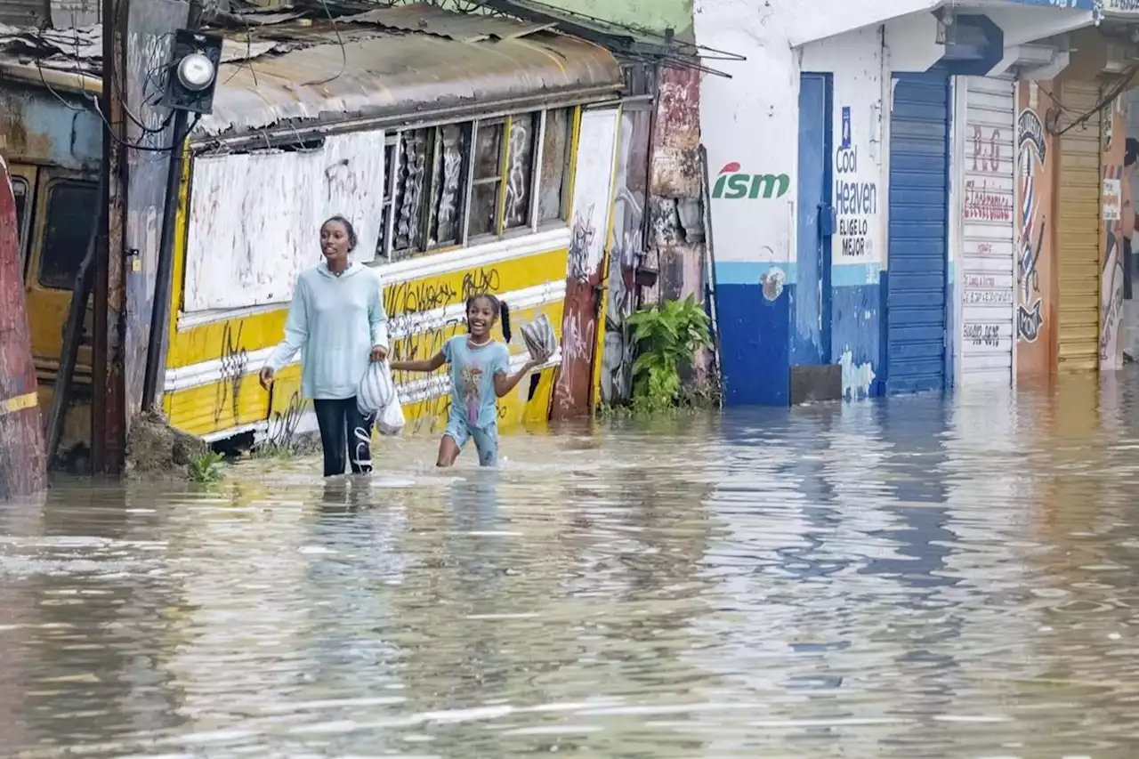 Tropical Storm Franklin makes landfall, dumping heavy rain on Haiti and the Dominican Republic