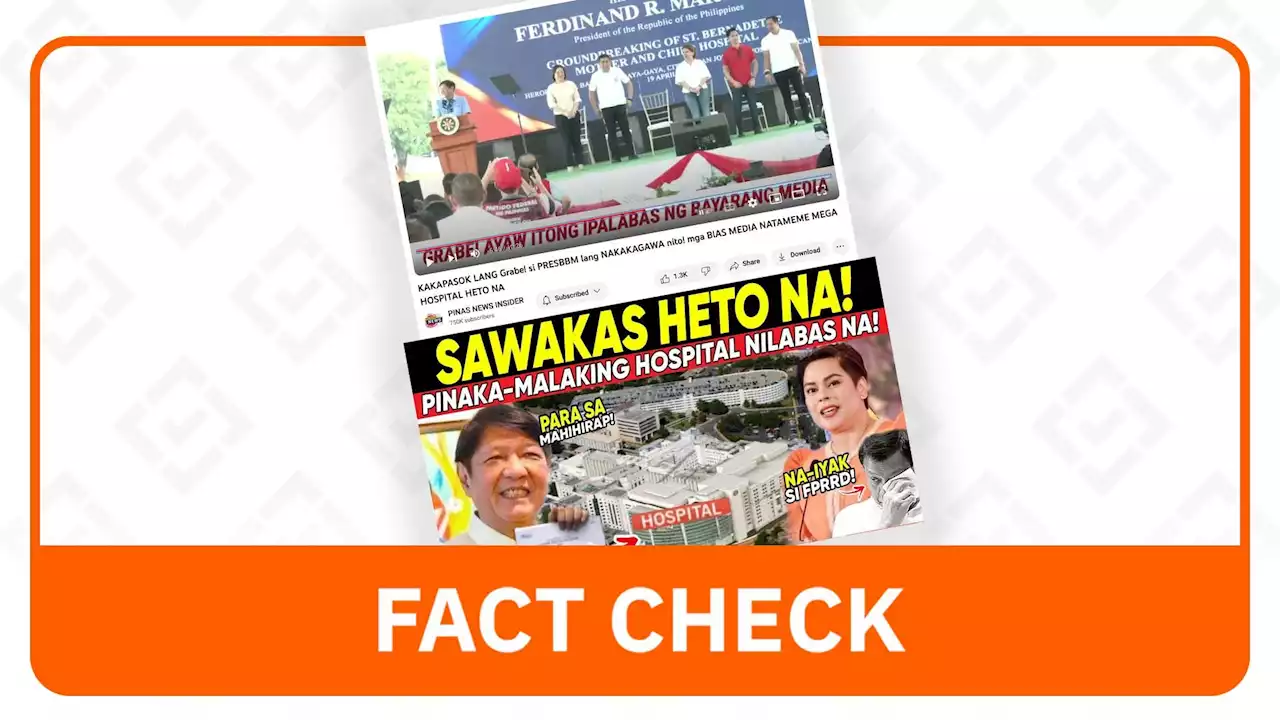 FACT CHECK: Soon-to-rise Bulacan hospital not the biggest in the Philippines