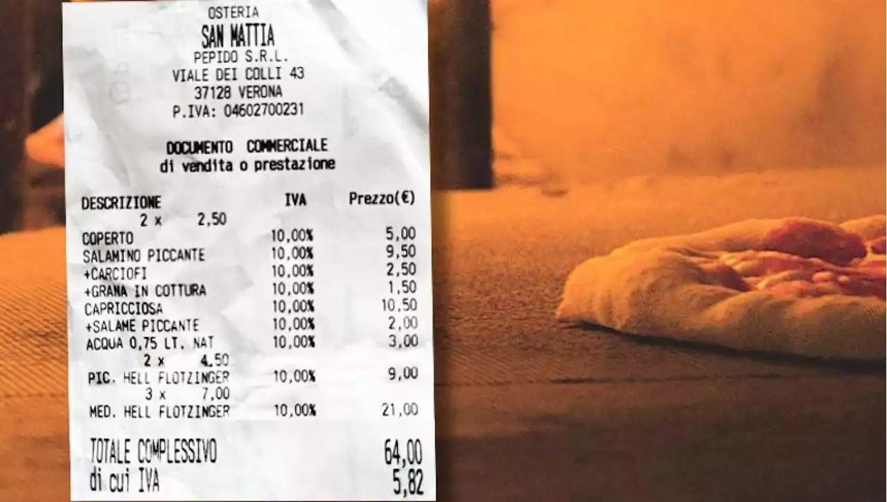 Pizzeria fa pagare 1.50 euro per aggiunta di Grana, ma nessuno sconto per la mozzarella tolta