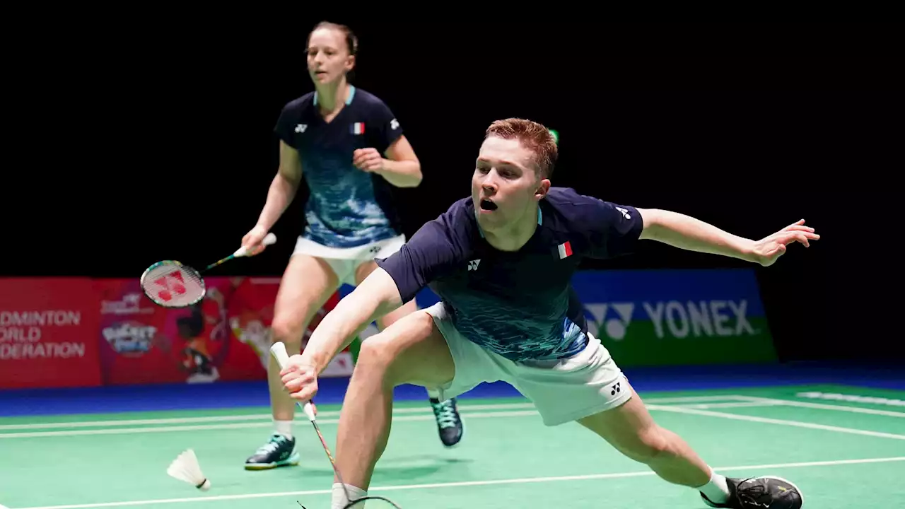 Mondiaux de badminton: la paire Gicquel-Delrue débute bien en double mixte