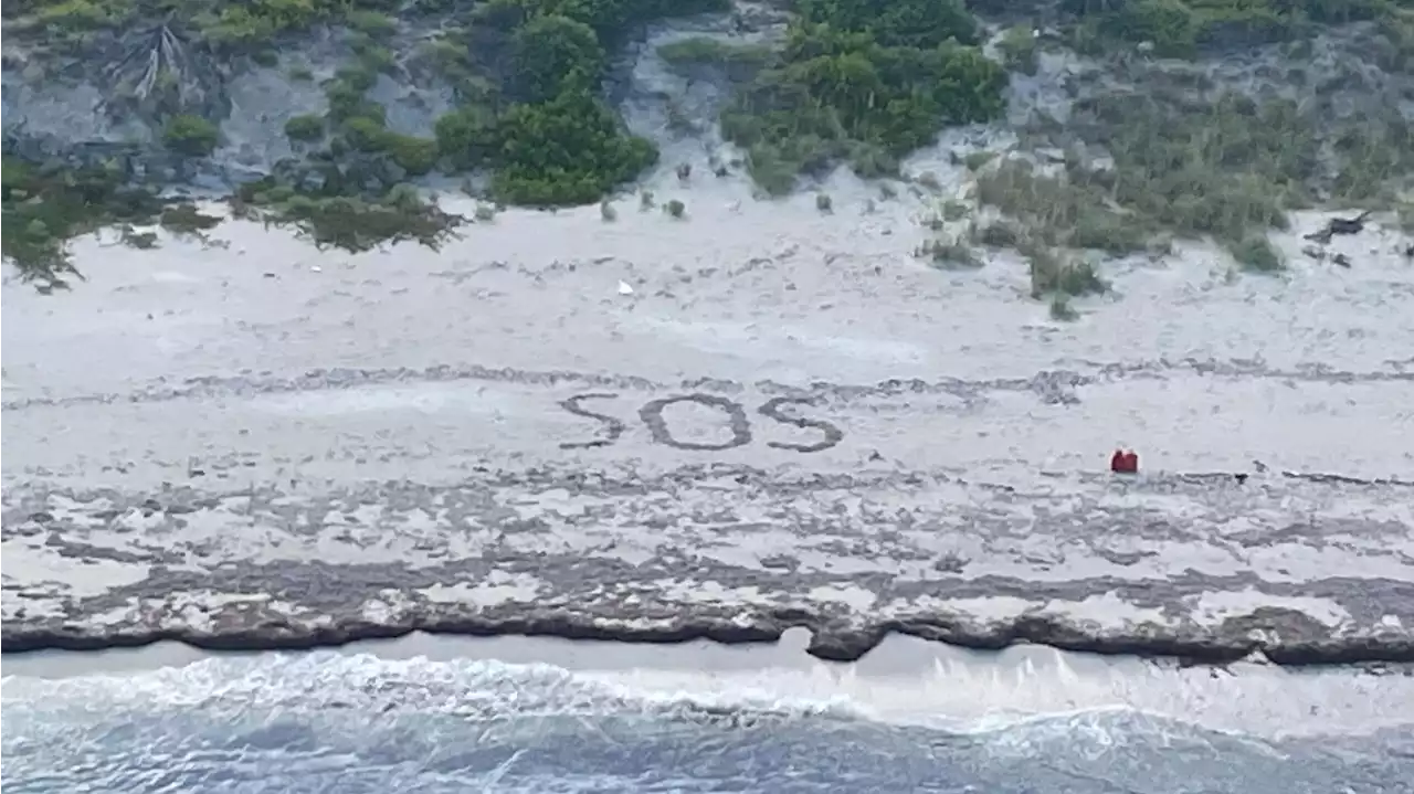 Dank „SOS“-Schriftzug: Schiffbrüchiger Deutscher überlebt drei Tage auf verlassener Bahamas-Insel