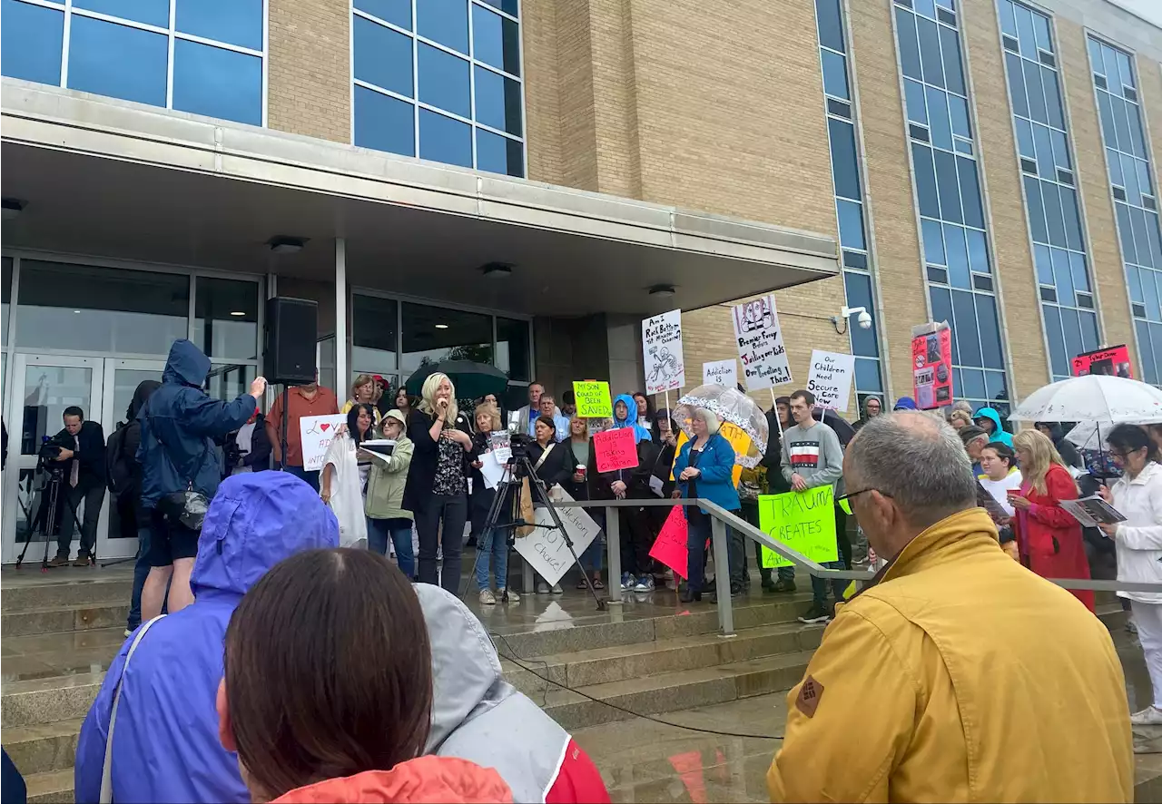 Rally for better mental health and addictions services underway at Confederation Building in St. John's