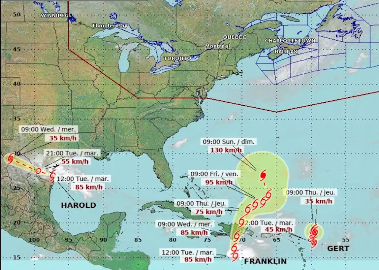 Uncertainty looms over tropical storm Franklin: Cape Breton on alert