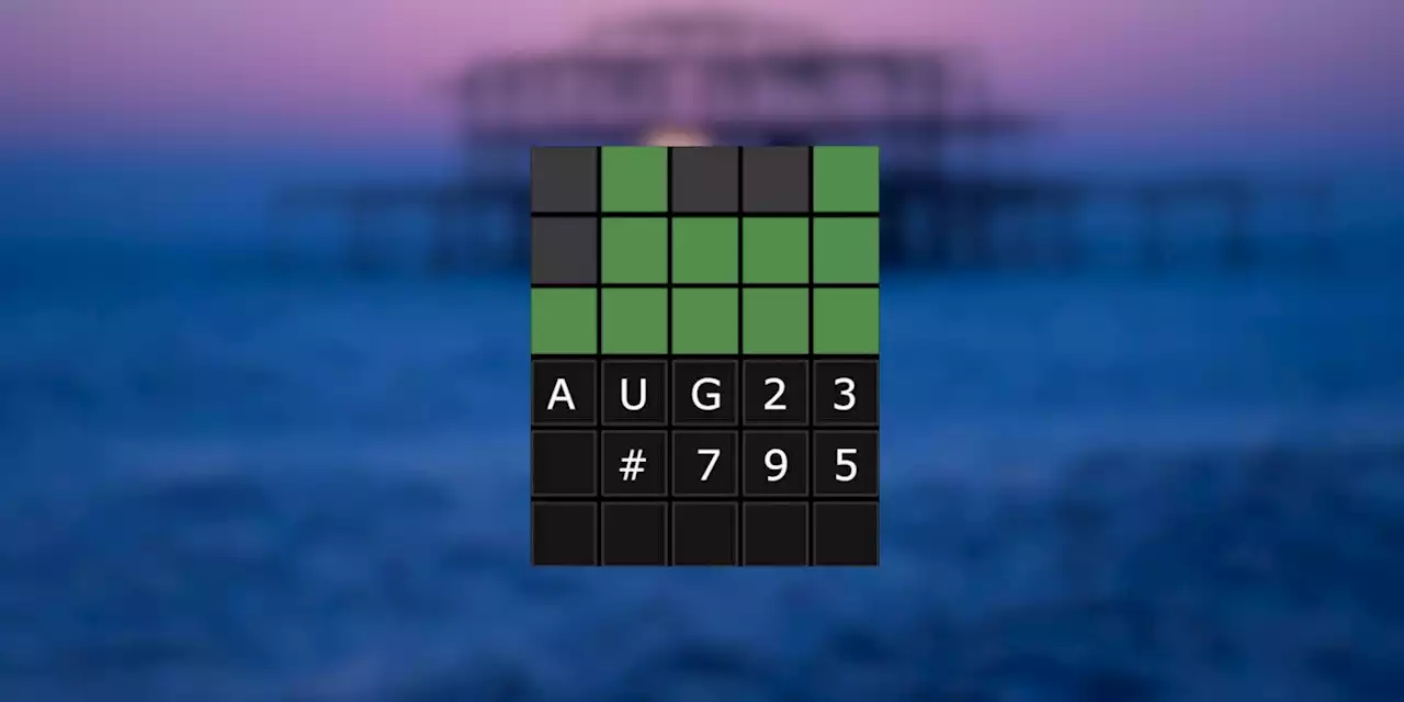 Today's Wordle Answer & Hints for August 23, 2023 (Puzzle #795)