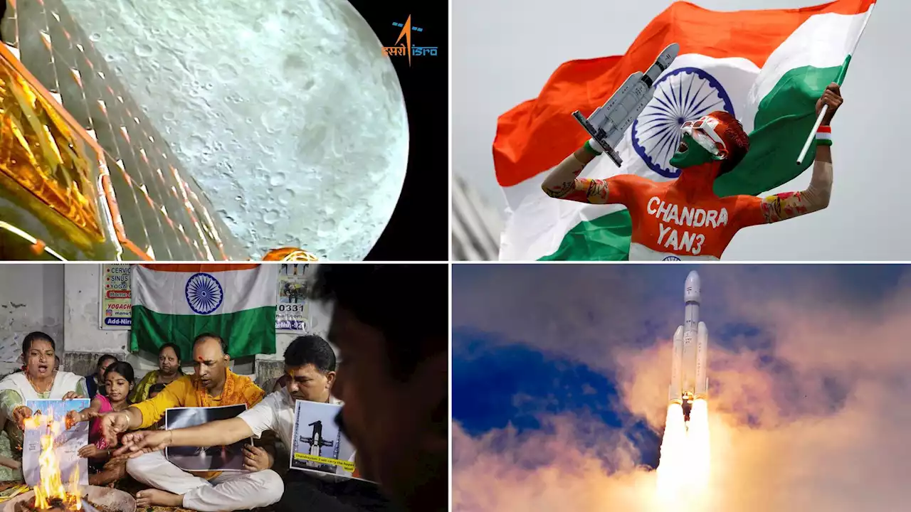 - live updates: India trying first ever landing on moon's south pole