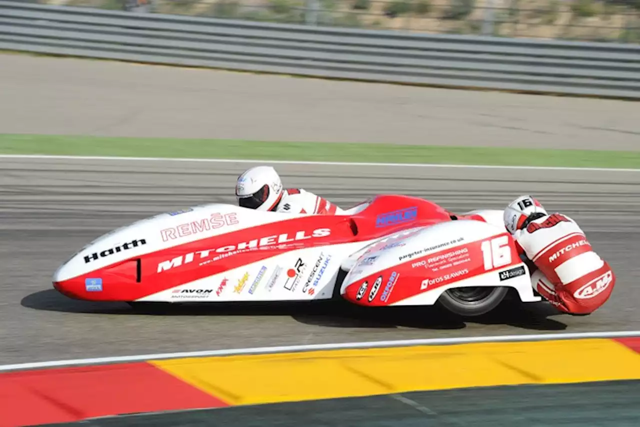 Aragón Sidecar-WM: Birchall-Brüder vor Steinhausen