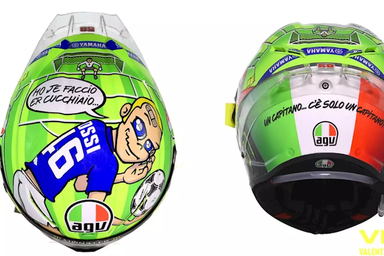 Mugello-GP: Neues Helm-Design für Valentino Rossi