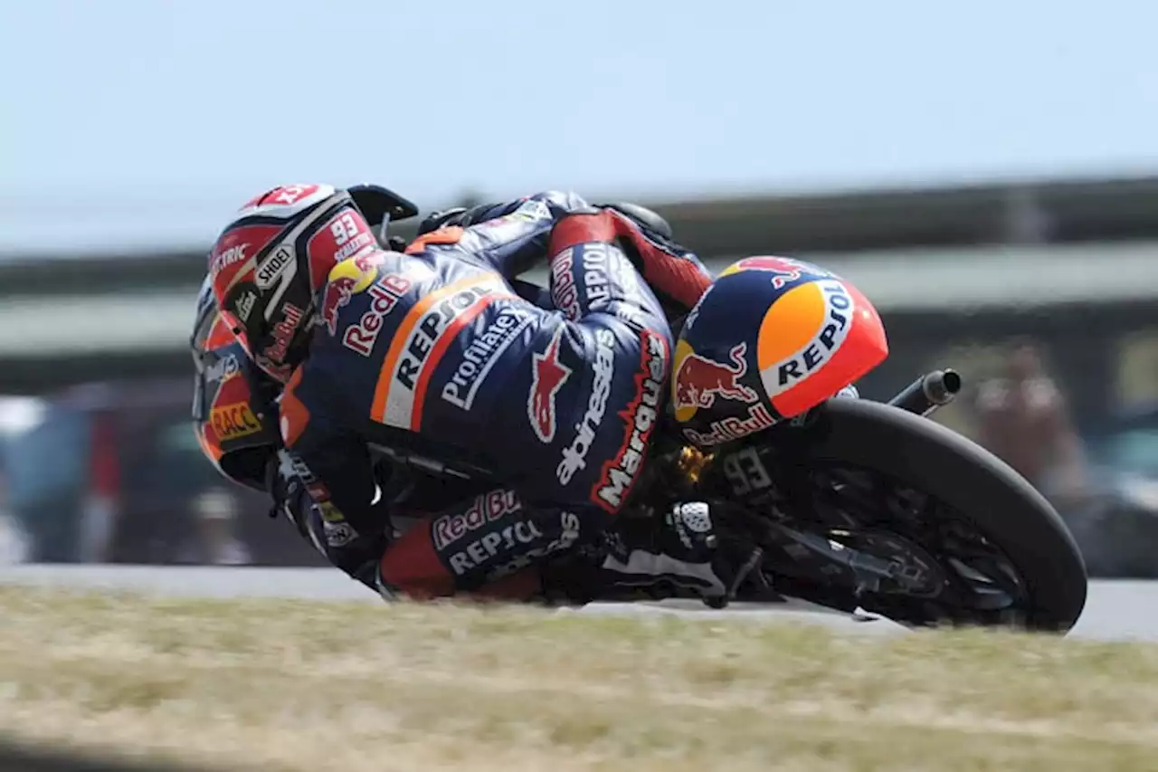 Sachsenring, 125, 1.Training: Marquez der Hausherr