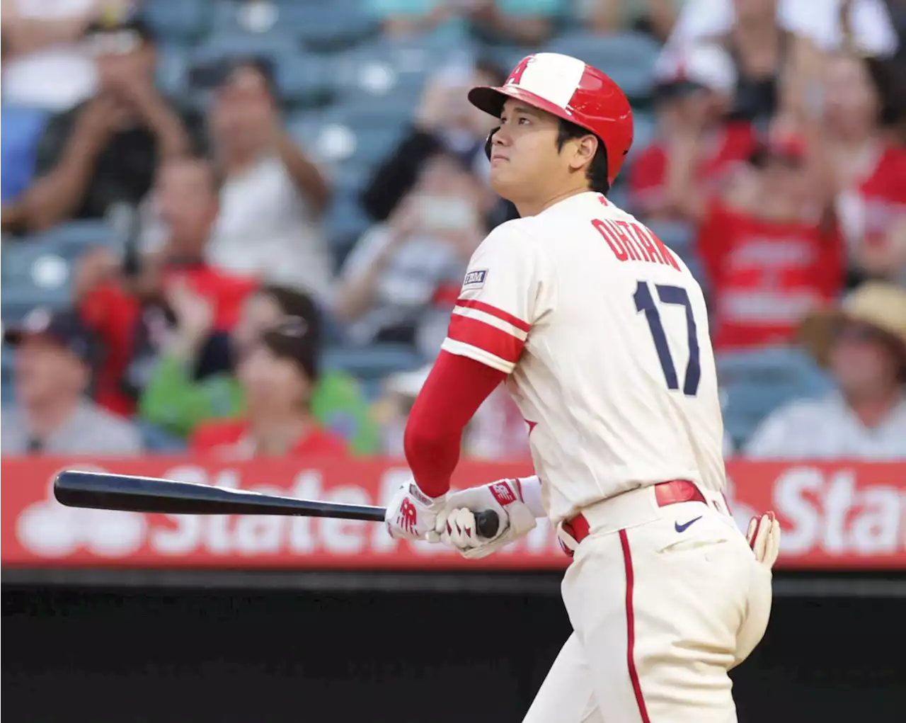 大谷翔平が１打席目に４４号先制２ラン Ｗヘッダー１戦目のリアル二刀流弾でキング独走、５６発ペース : スポーツ報知