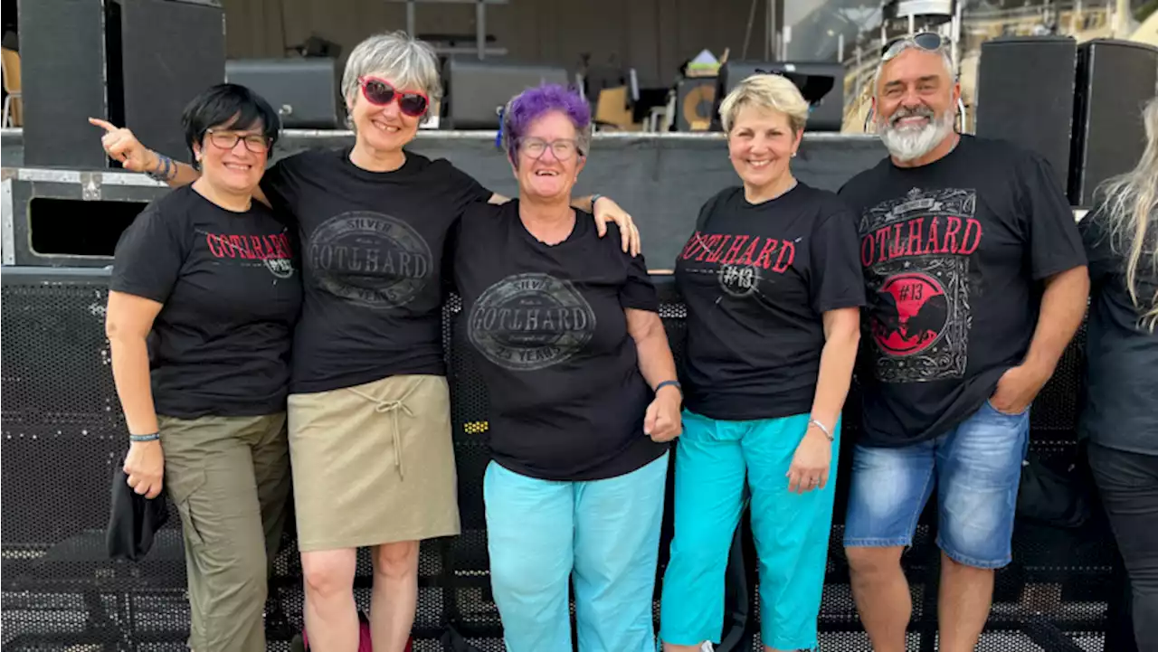 Die Front Row am Sound of Glarus füllt sich langsam