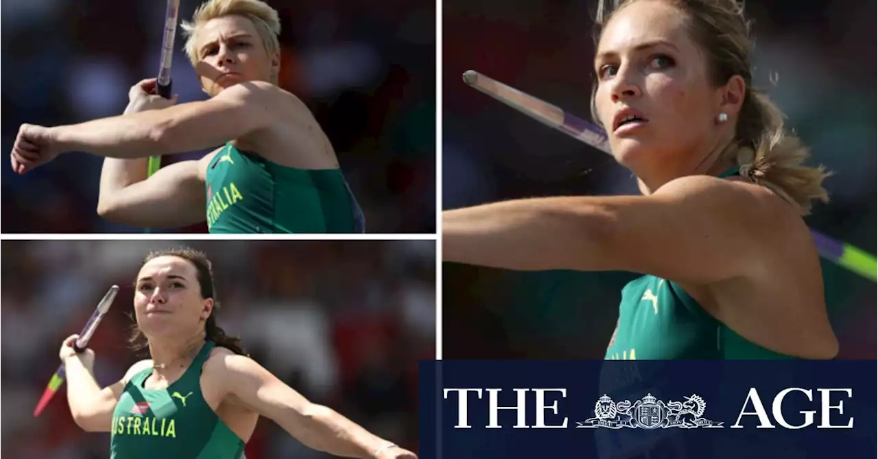 Three Aussies into women’s javelin final, but Barber has a close shave