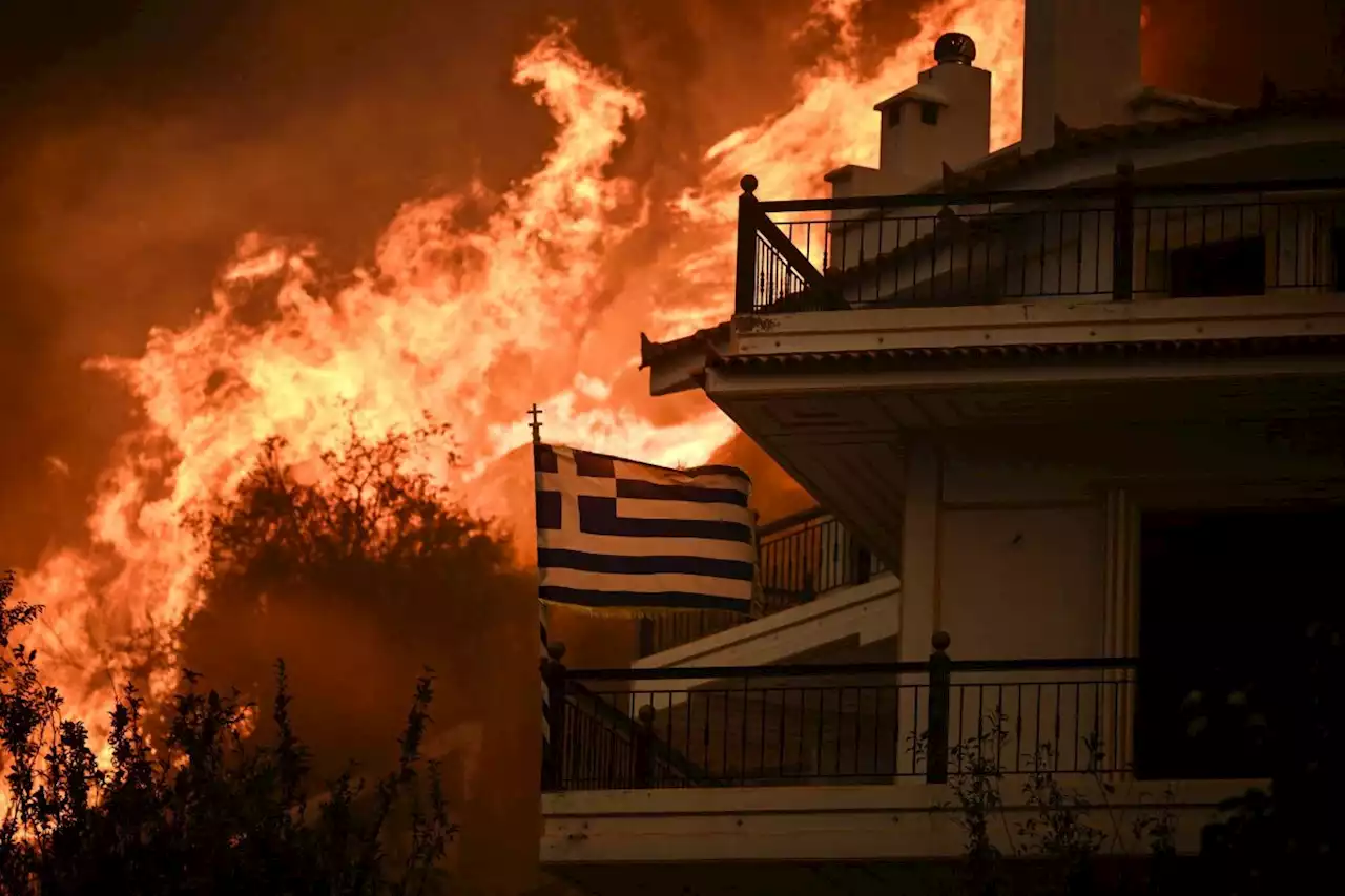 Where the wildfires are in Greece as fires rage near Athens and Alexandroupolis