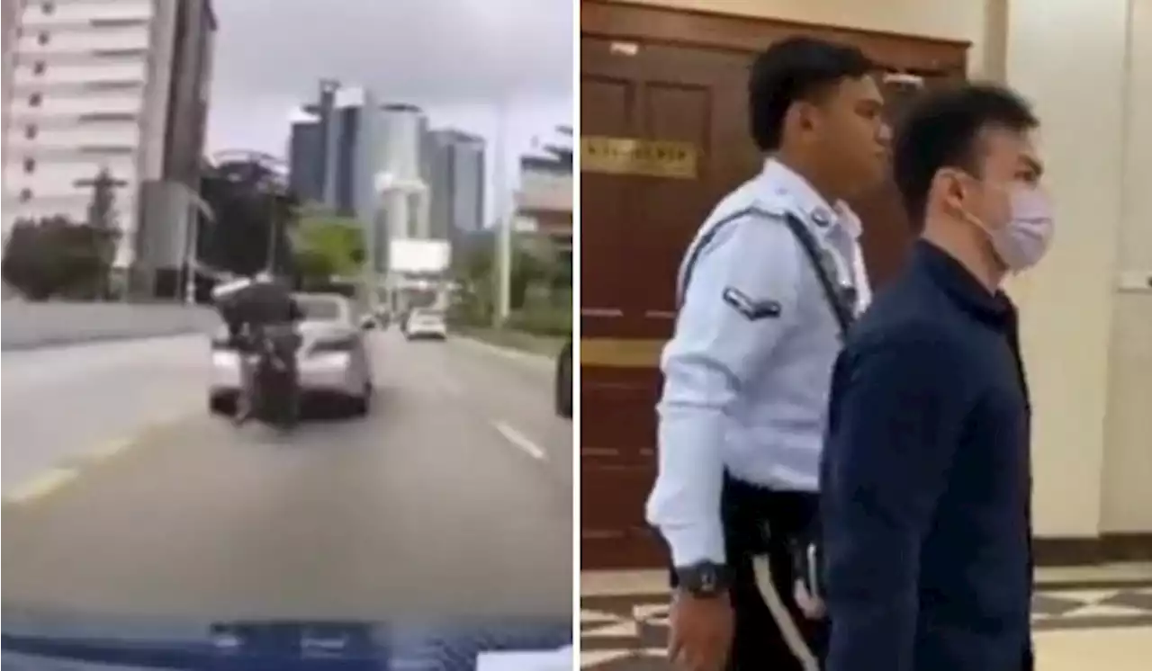 Driver Who Caused Motorcyclist To Crash Faces 2 Days In Prison And RM6k Fine