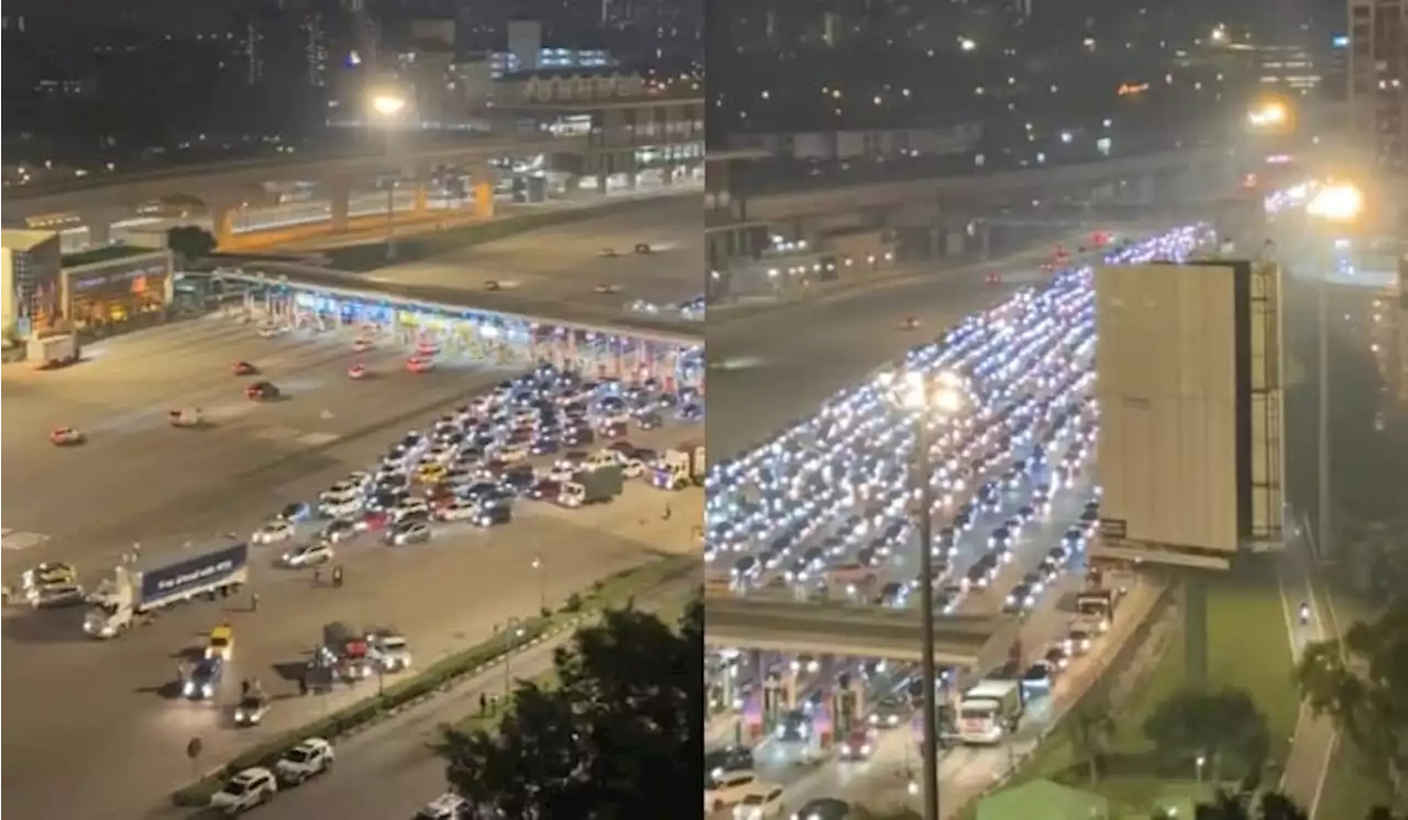 [Video] Jalan Sesak Teruk Di Tol Sungai Besi Kerana SJR, Ramai Minta Pihak Berkuasa Kaji Balik SOP Roadblock