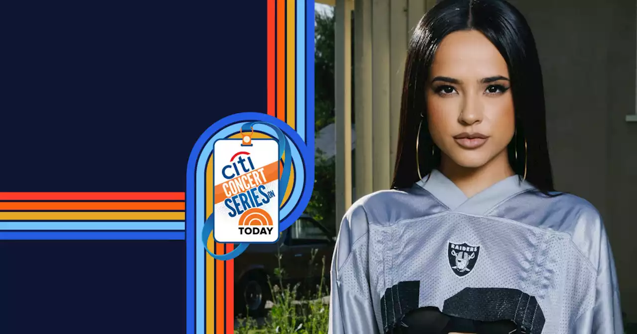 Becky G TODAY concert: Here's how you can attend, and more on how to watch