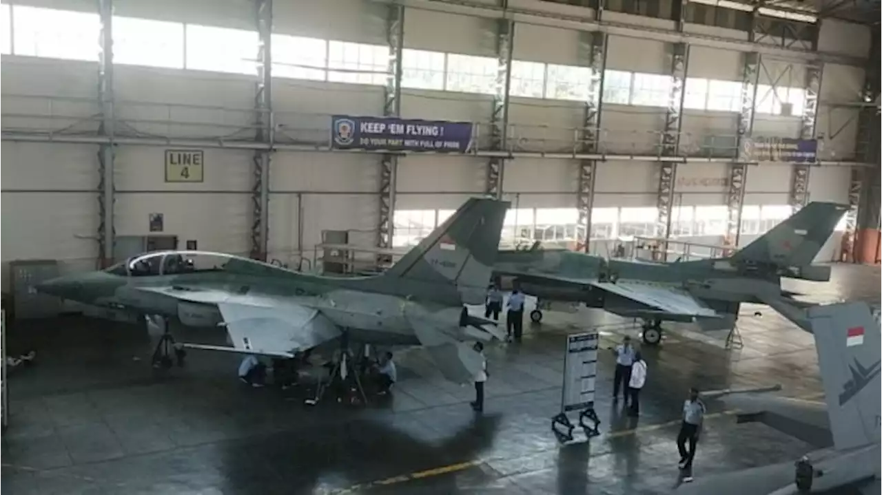 Mengintip Kemahiran Prajurit Skadron Teknik 042 TNI AU Upgrade Jet Tempur F-16 untuk Hadapi Musuh