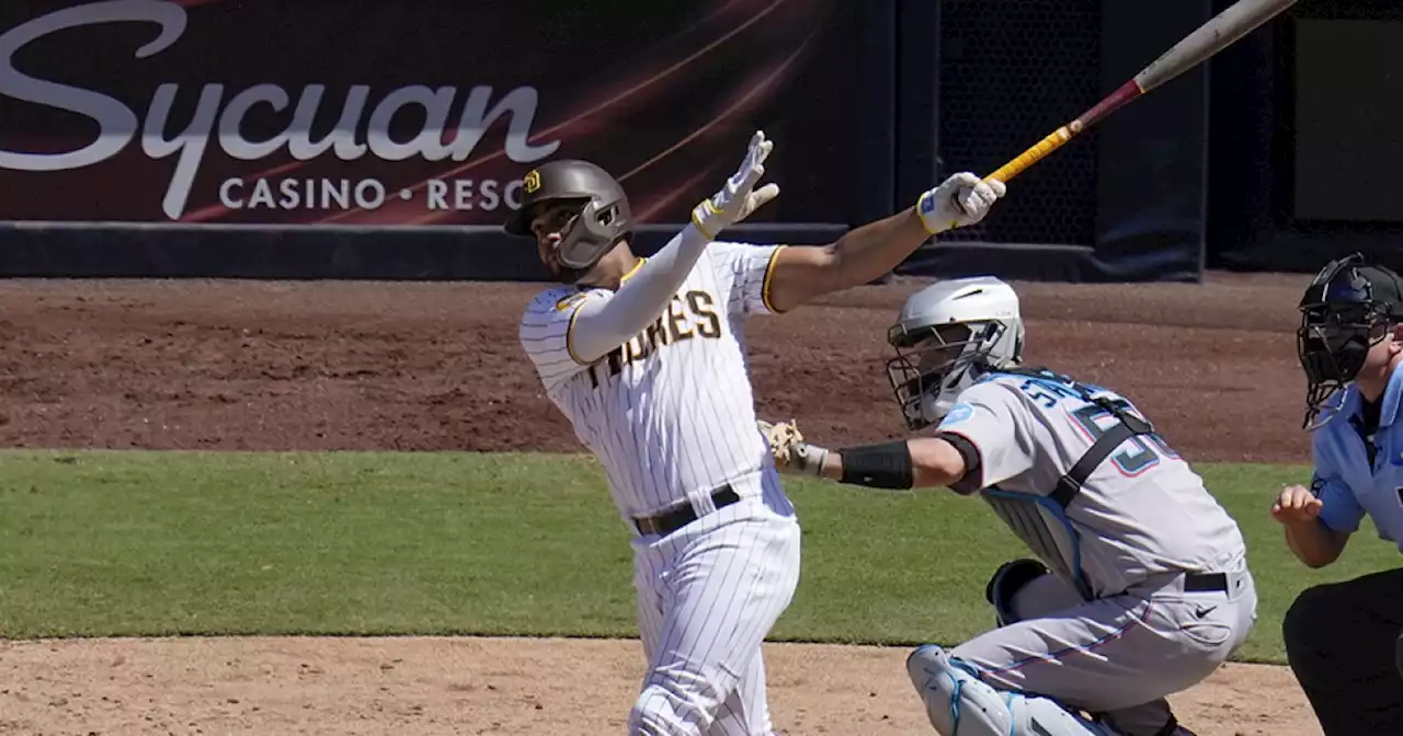 Lugo works 6 scoreless innings, Bogaerts homers in Padres' 4-0 win over Marlins