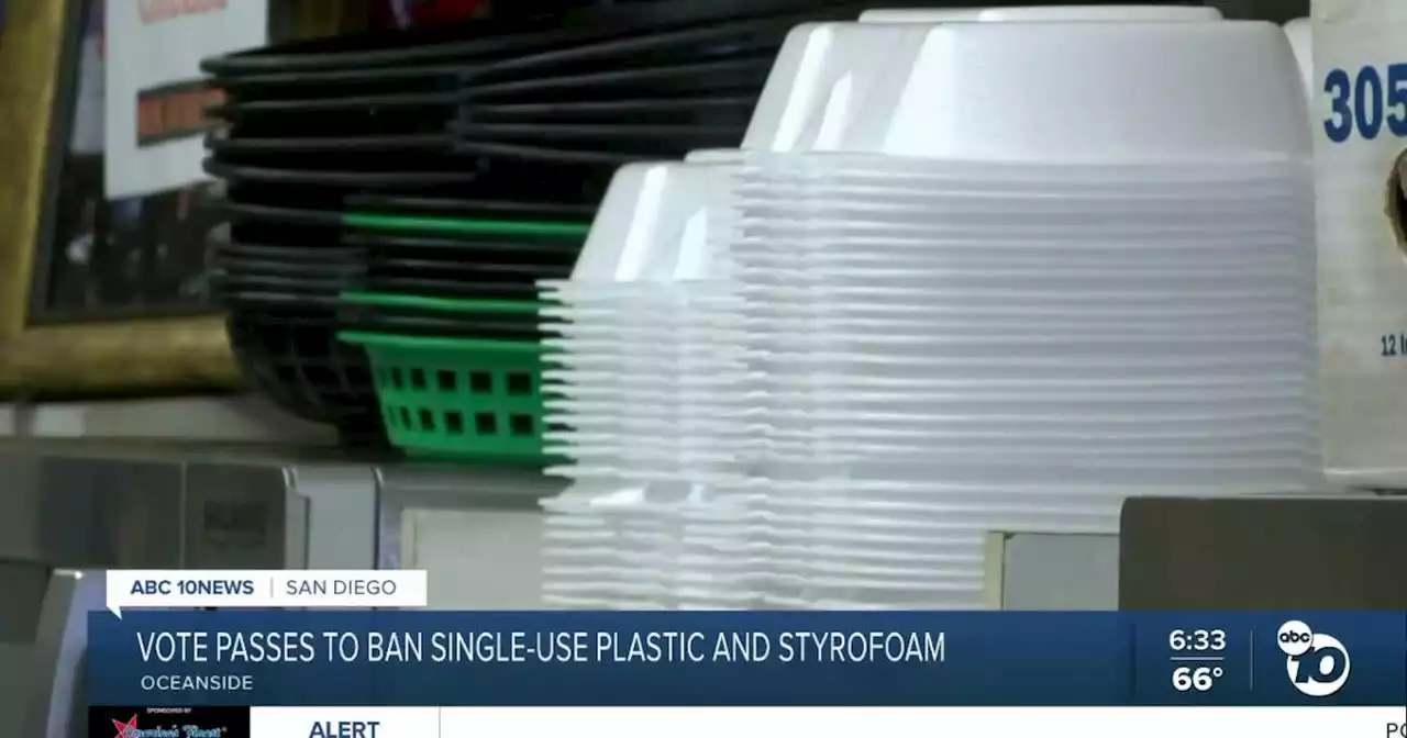 Oceanside City Council unanimously passes ban on Styrofoam, single-use plastics