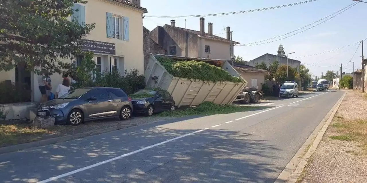 Lot-et-Garonne : spectaculaire accident à Aiguillon