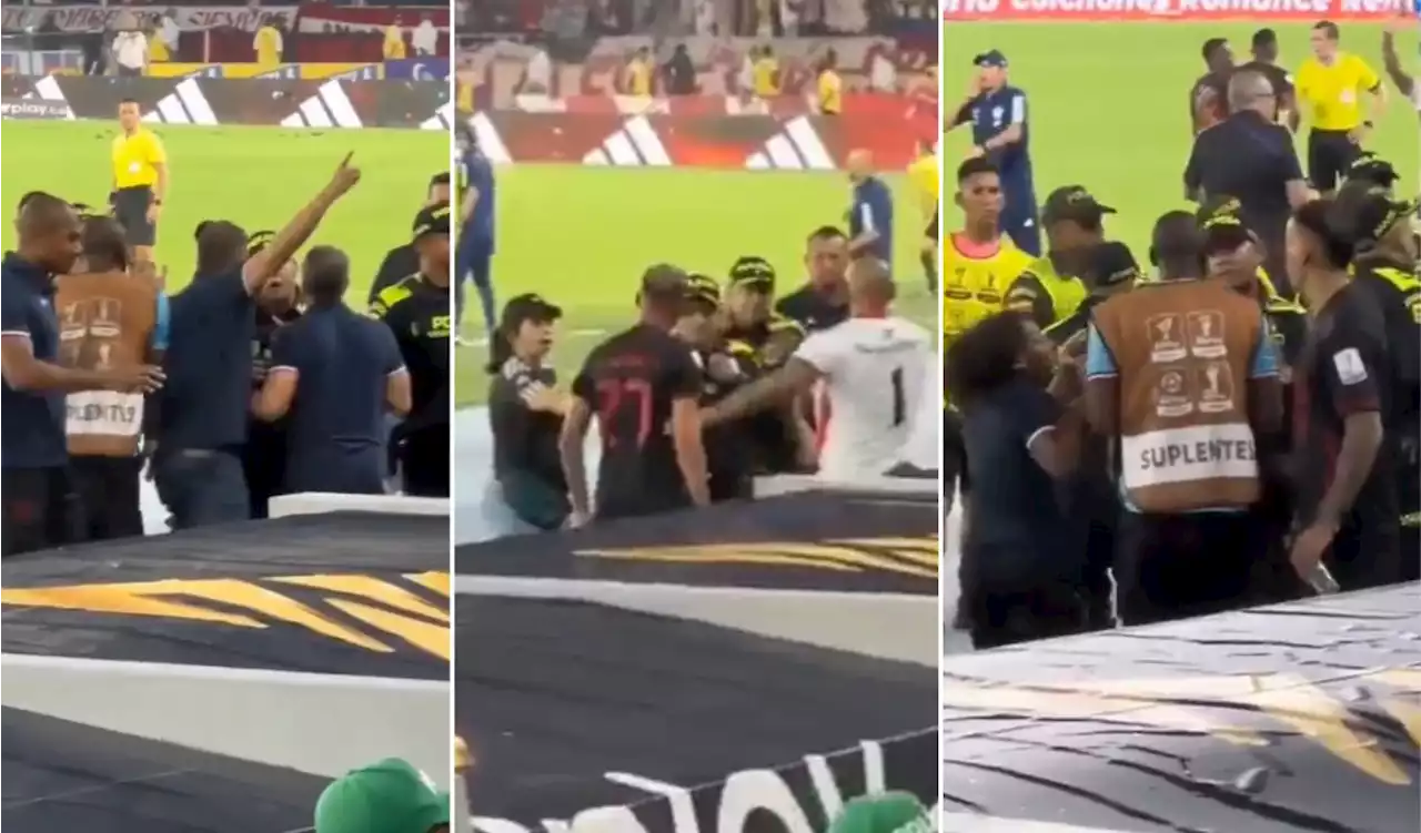 [Video] Jugador de América casi le pega a un policía; le impusieron un comparendo