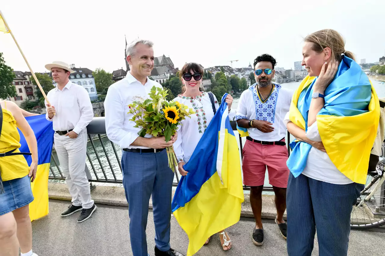 Ukrainischer Nationalfeiertag – Gesänge für die Unabhängigkeit und Blumen für Jans