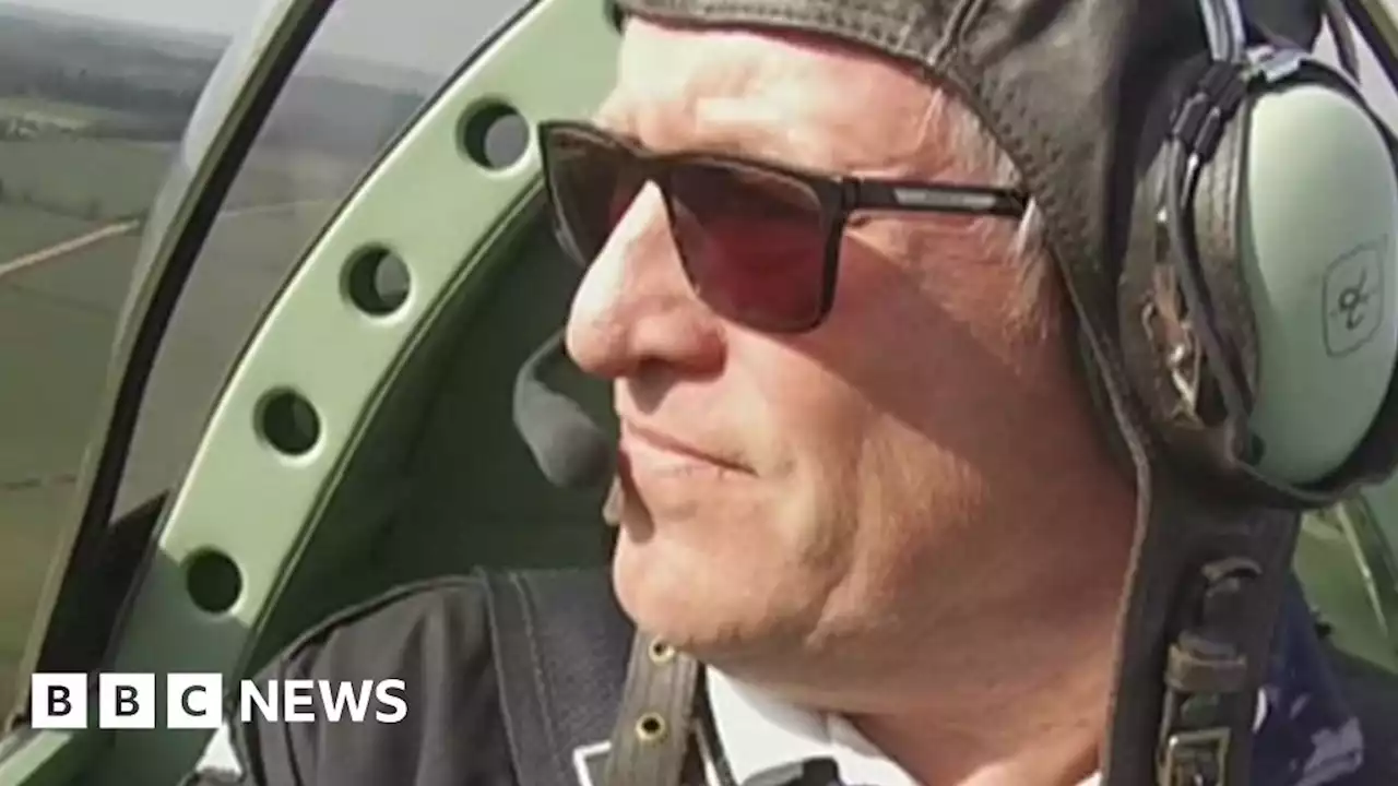 Replica Spitfire pilot died following his passion, wife says