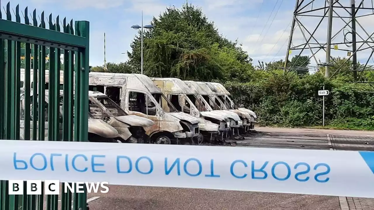 Somerset Council minibuses destroyed in Taunton suspected arson