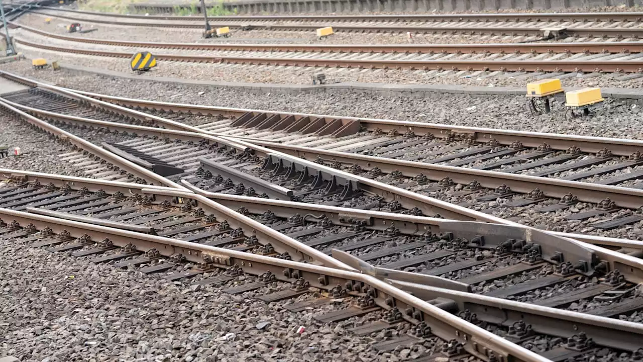 In Schwaben: Warnanlagen einer Bahnbaustelle sabotiert