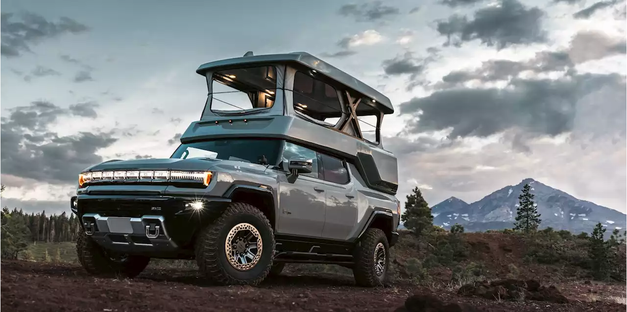 GMC Hummer EV SUT Turns into a Mobile Home with EarthCruiser Upfit