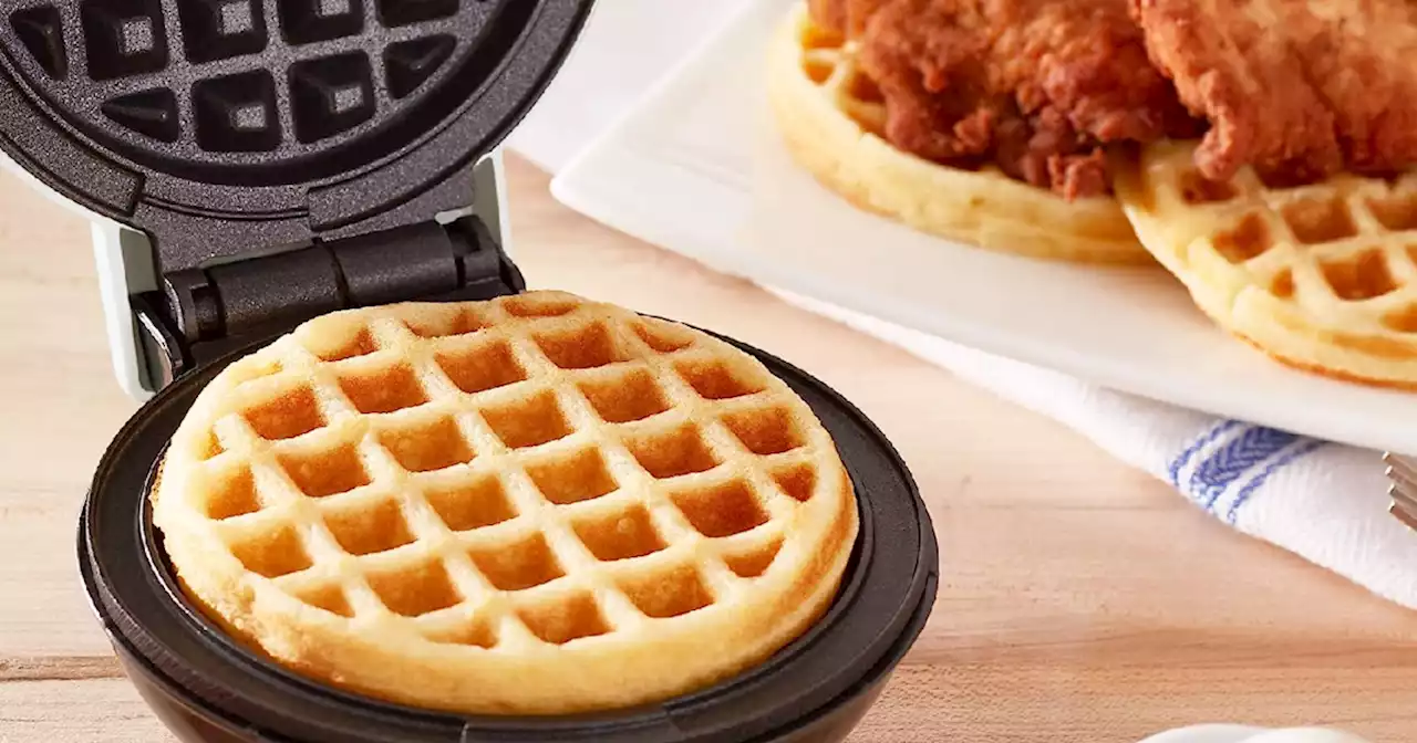 It's National Waffle Day: Treat yourself to 51% off this adorable mini waffle maker